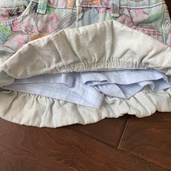 Levi Strauss Denim Skirt - floral print - Picture 3 of 14